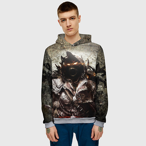 Мужская толстовка Disturbed: Madness / 3D-Меланж – фото 3