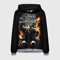 Мужская толстовка Disturbed: Flame Throne