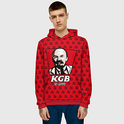 Толстовка-худи мужская KGB: So Good, цвет: 3D-красный — фото 2