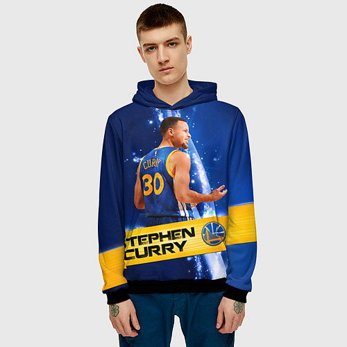 Мужская толстовка Golden State Warriors 8 / 3D-Черный – фото 3