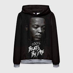 Толстовка-худи мужская Dr. Dre: 100% Beats, цвет: 3D-меланж