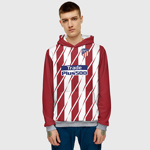 Мужская толстовка Atletico Madrid FC: Form 2018 / 3D-Меланж – фото 3