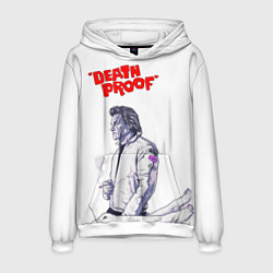 Толстовка-худи мужская Death proof, цвет: 3D-белый