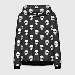 Толстовка-худи мужская BFMV: Skulls, цвет: 3D-черный