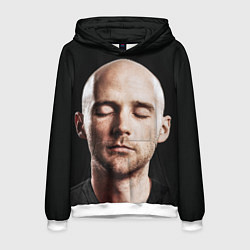 Толстовка-худи мужская Moby Face, цвет: 3D-белый