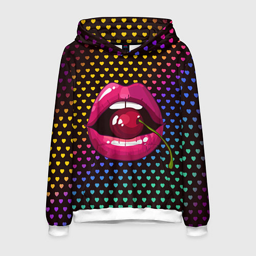 Мужская толстовка Pop art / 3D-Белый – фото 1