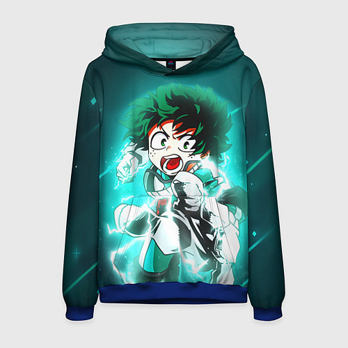 Мужская толстовка Моя геройская академия / 3D-Синий – фото 1