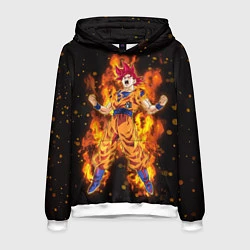 Мужская толстовка Fire Goku