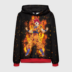 Мужская толстовка Fire Goku