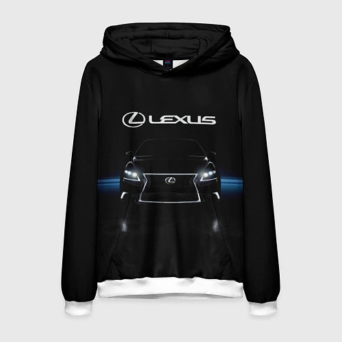 Мужская толстовка Lexus / 3D-Белый – фото 1