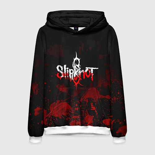 Мужская толстовка Slipknot: Blood Blemishes / 3D-Белый – фото 1