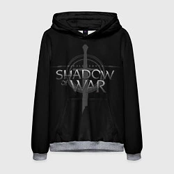 Толстовка-худи мужская Shadow of War, цвет: 3D-меланж