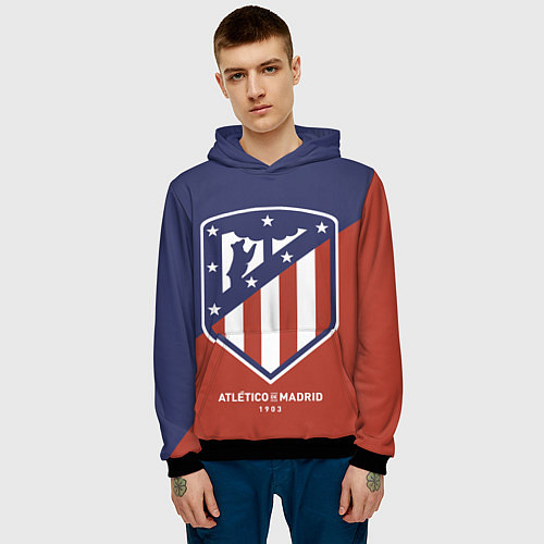 Мужская толстовка Atletico Madrid FC 1903 / 3D-Черный – фото 3