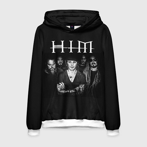 Мужская толстовка HIM Rock / 3D-Белый – фото 1