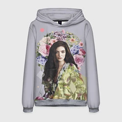 Толстовка-худи мужская Lorde Floral, цвет: 3D-меланж