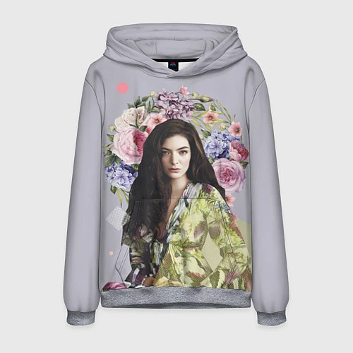 Мужская толстовка Lorde Floral / 3D-Меланж – фото 1