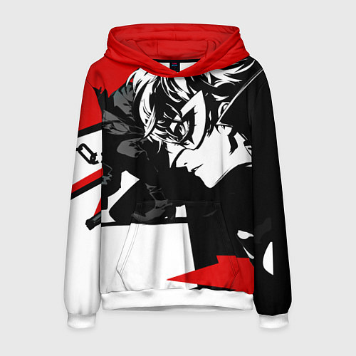 Мужская толстовка Persona 5 / 3D-Белый – фото 1