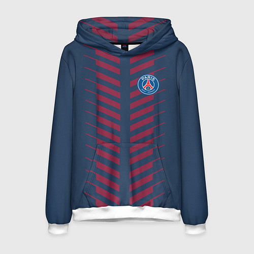 Мужская толстовка FC PSG: Creative / 3D-Белый – фото 1