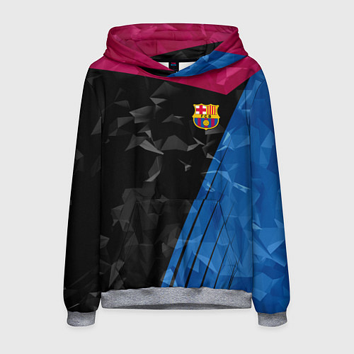 Мужская толстовка FC Barcelona: Abstract / 3D-Меланж – фото 1