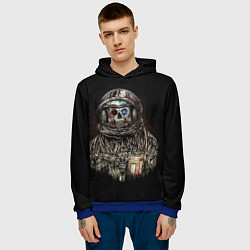 Толстовка-худи мужская NASA: Death Astronaut, цвет: 3D-синий — фото 2