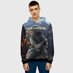 Толстовка-худи мужская For Honor: Asia, цвет: 3D-черный — фото 2