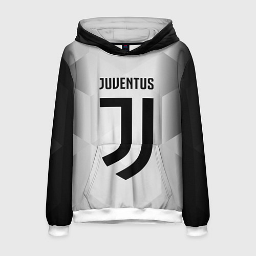 Мужская толстовка FC Juventus: Silver Original / 3D-Белый – фото 1