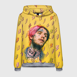 Толстовка-худи мужская Thunder Lil Peep, цвет: 3D-меланж