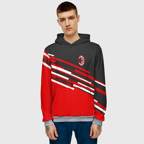 Мужская толстовка АC Milan: R&G / 3D-Меланж – фото 3