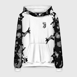 Толстовка-худи мужская FC Juventus: White Original, цвет: 3D-белый