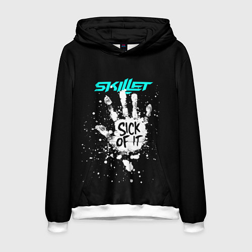 Мужская толстовка Skillet: Sick of it / 3D-Белый – фото 1