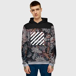 Толстовка-худи мужская Off-White: Dark Autumn, цвет: 3D-меланж — фото 2