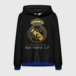 Толстовка-худи мужская FC Real Madrid: Gold Edition, цвет: 3D-синий