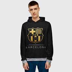 Толстовка-худи мужская Barcelona Gold Edition, цвет: 3D-меланж — фото 2