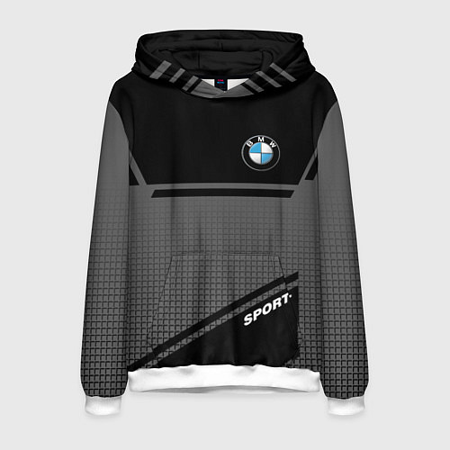 Мужская толстовка BMW SPORT БМВ СПОРТ / 3D-Белый – фото 1