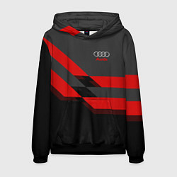 Толстовка-худи мужская Audi G&R, цвет: 3D-черный