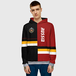 Толстовка-худи мужская Russian Empire, цвет: 3D-меланж — фото 2
