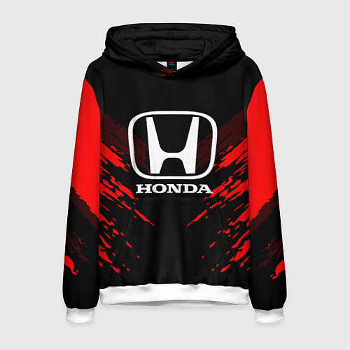 Мужская толстовка Honda: Red Anger / 3D-Белый – фото 1