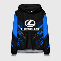 Толстовка-худи мужская Lexus: Blue Anger, цвет: 3D-меланж