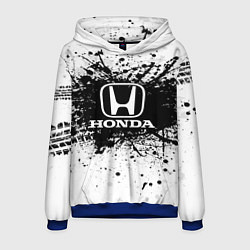 Толстовка-худи мужская Honda: Black Spray, цвет: 3D-синий