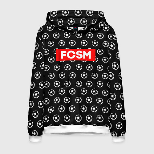 Мужская толстовка FCSM Supreme / 3D-Белый – фото 1