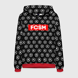 Толстовка-худи мужская FCSM Supreme, цвет: 3D-красный