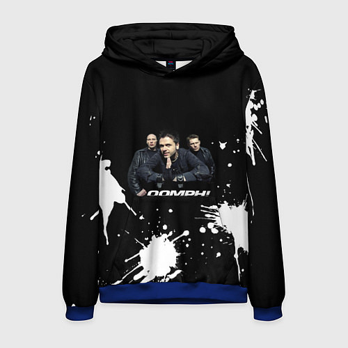 Мужская толстовка Группа OOMPH! / 3D-Синий – фото 1