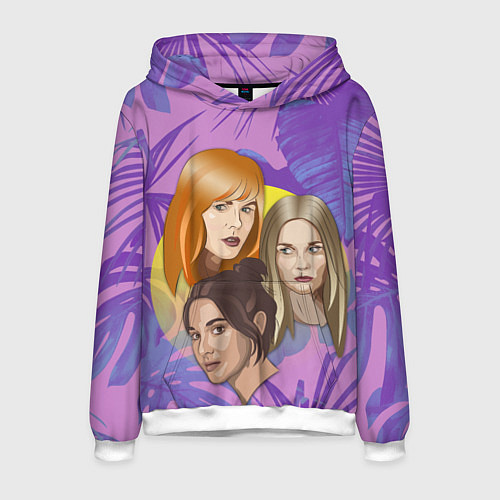 Мужская толстовка Большая или маленькая ложь / 3D-Белый – фото 1