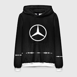 Мужская толстовка Mercedes: Black Abstract