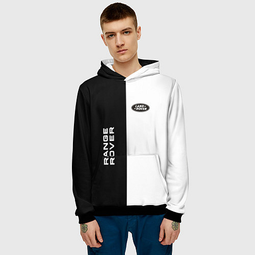 Мужская толстовка Land Rover: Range Rover / 3D-Черный – фото 3