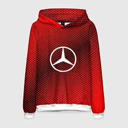 Мужская толстовка Mercedes: Red Carbon