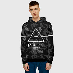 Толстовка-худи мужская 30 STM Camo, цвет: 3D-черный — фото 2