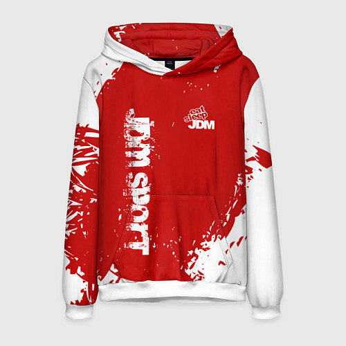 Мужская толстовка Eat Sleep JDM: Red Style / 3D-Белый – фото 1