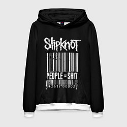 Толстовка-худи мужская Slipknot: People Shit, цвет: 3D-белый