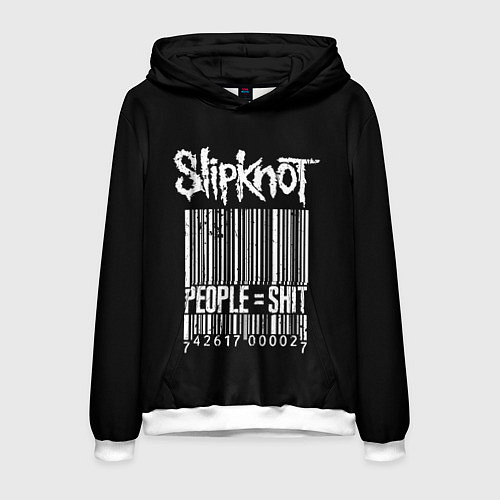 Мужская толстовка Slipknot: People Shit / 3D-Белый – фото 1